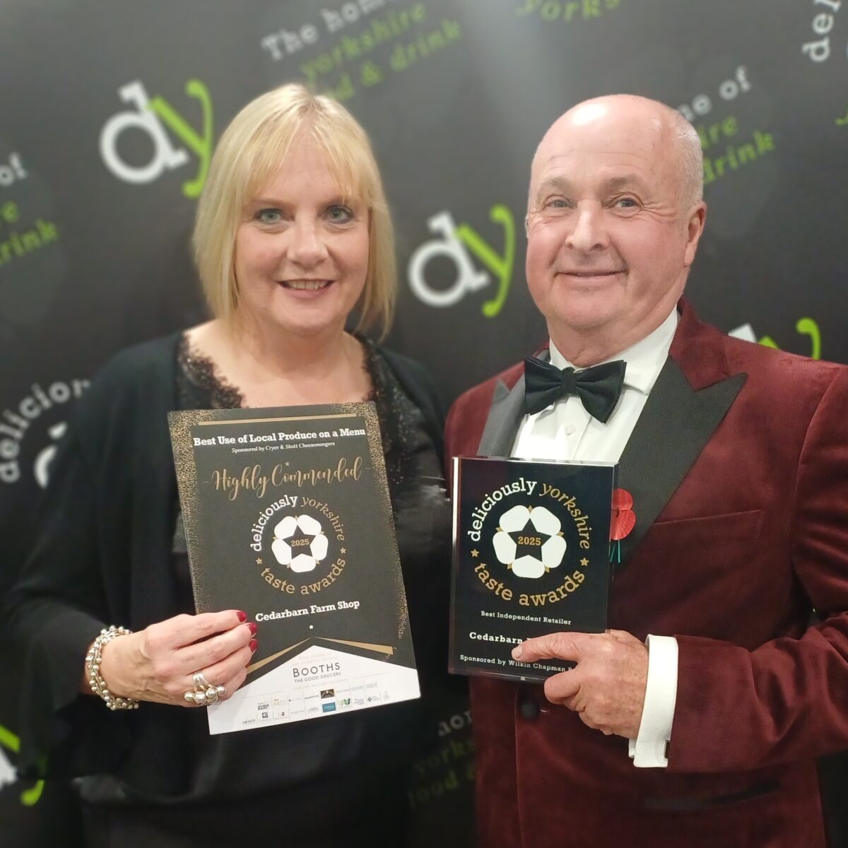 We won Best Retailer at the Deliciouslyorkshire Taste Awards ...
